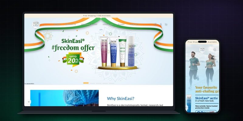 SkinEasi homepage
